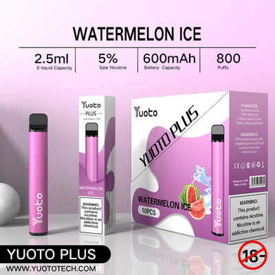 Yuoto Plus 800 Puffs E সিগারেট 32g 11 মিক্সড ফ্লেভার ব্লুবেরি রাস্পবেরি স্ট্রবেরি
