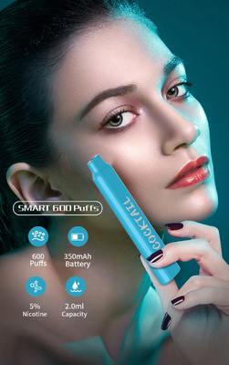 YUOTO Smart 600 Puffs Vape 2ML E জুস ক্যাপাসিটি 12 ফ্লেভার সহ