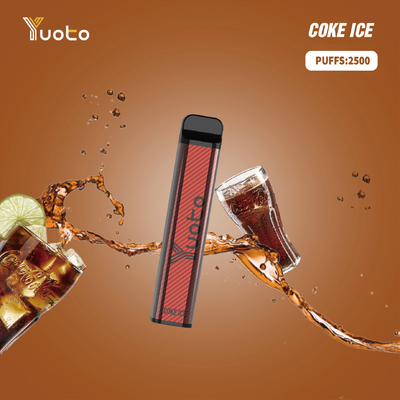 Yuoto xxl 2500puffs 1200mah 7ml তরল বর্গক্ষেত্র আকৃতি yuoto নিষ্পত্তিযোগ্য vape yuotovape vape pod