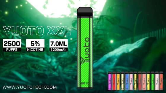 Yuoto xxl 2500puffs 1200mah 7ml তরল বর্গক্ষেত্র আকার yuoto নিষ্পত্তিযোগ্য vape yuotovape আসল কারখানা vape pod in China