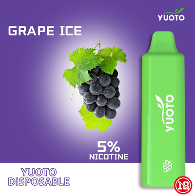 5ml 1500 Puffs ডিসপোজেবল ভ্যাপ, Yuoto স্মার্ট ডিসপোজেবল পড ডিভাইস