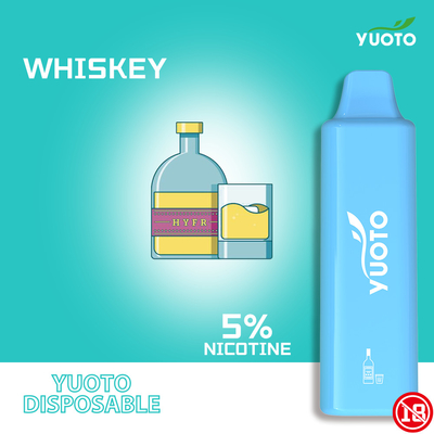 5ml 1500 Puffs ডিসপোজেবল ভ্যাপ, Yuoto স্মার্ট ডিসপোজেবল পড ডিভাইস