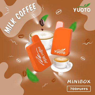 স্টেইনলেস স্টিল Yuoto 700 Puffs Vape 15 ফ্লেভার 2.3 ML জুস ক্যাপাসিটি