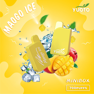 স্টেইনলেস স্টিল Yuoto 700 Puffs Vape 15 ফ্লেভার 2.3 ML জুস ক্যাপাসিটি