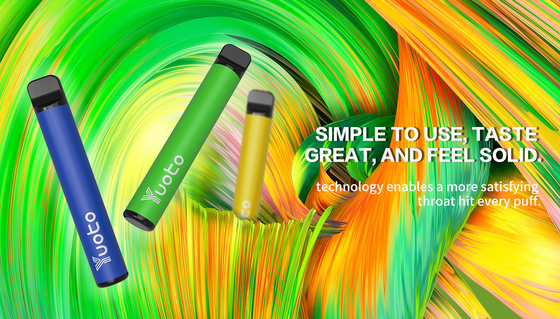 Yuoto 800 Puffs Vape with 11 Flavors Origal Area 2.5 ML জুস ক্যাপাসিটি