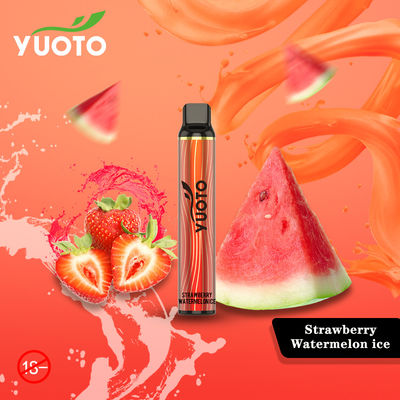 Yuoto Luscious 3000 Puffs Disposable Vape 1350 mAh ব্যাটারি 8.0 ML ই-জুস
