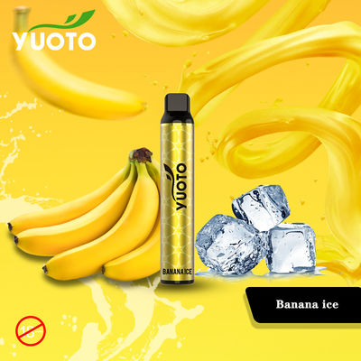 Yuoto Luscious 3000 Puffs Disposable Vape 1350 mAh ব্যাটারি 8.0 ML ই-জুস