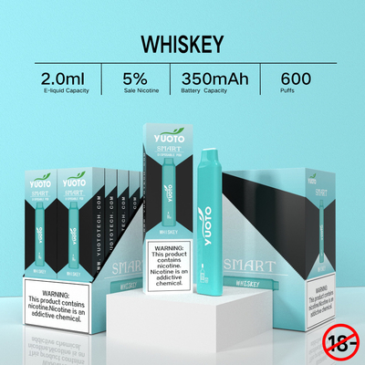 Yuoto Smart 600 Puffs vape থেকে Shenzhen China Vape Manufatrare Yuoto লোগো অন প্রোডাক্ট পড সিস্টেম