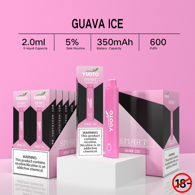 Yuoto Smart 600 Puffs vape থেকে Shenzhen China Vape Manufatrare Yuoto লোগো অন প্রোডাক্ট পড সিস্টেম