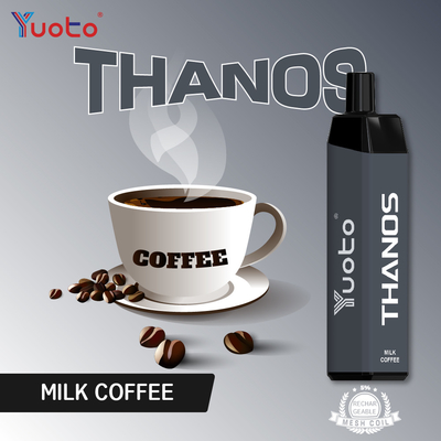 Thanos 5000puff YUOTO ডিসপোজেবল ভ্যাপ ই জুস 14ml মেশ কয়েল সহ