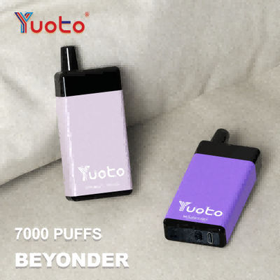 স্থিতিশীল ফ্লেভার Yuoto Beyonder 7000 Puffs ডিসপোজেবল ভ্যাপ মেশ কয়েল