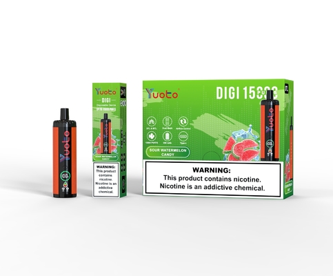 Yuoto DIGI 15000 Puffs Double Mesh Coil দীর্ঘস্থায়ী ডিসপোজাল ভ্যাপ