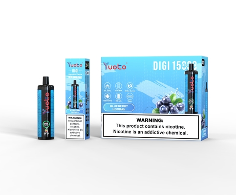Yuoto DIGI 15000 Puffs Daul Mesh Coil Vape 20 এমএল ডিসপোজেবল ভ্যাপ