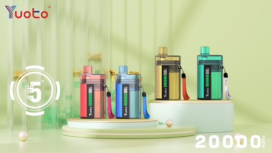 YUOTO ডিসপোজাল ভ্যাপ পেন 850mAh ব্যাটারি ক্যাপাসিটি ডুয়ালমেশ কয়েল দিয়ে আপনার ভ্যাপিংয়ের অভিজ্ঞতা আপগ্রেড করুন