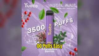 Yuoto XXL MAX 00 পাফস ইজি ভ্যাপিং