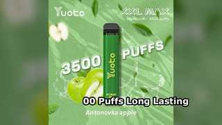 Yuoto XXL MAX 00 Puffs ডিভাইস ফ্লেভার